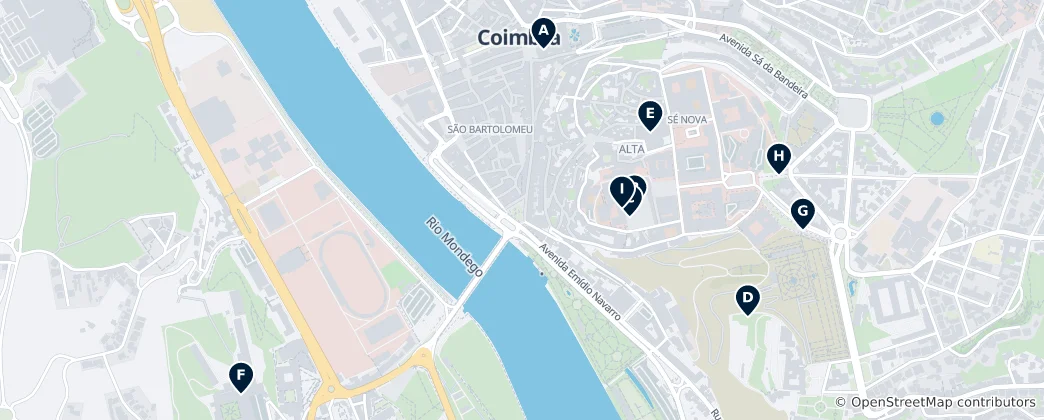 Mappa di Coimbra Essentials
