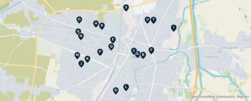 Map of Sacred Sites and Places of Worship