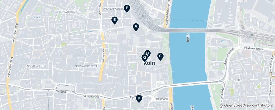 Cologne's Architectural Heritage 地图