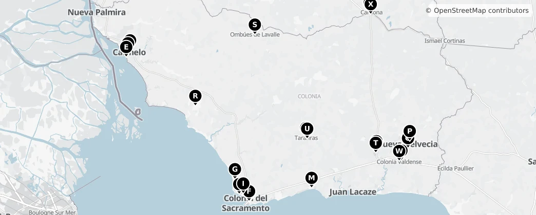 Map of Parks and Recreational Areas