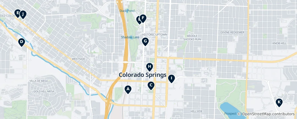 Mapa Museums & Galleries