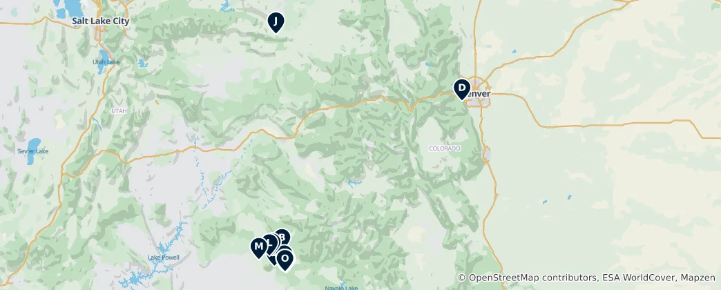 Mapa De Historic Ruins & Ancient Sites