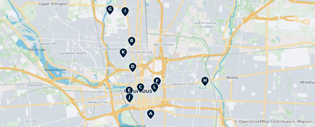 Mapa De Columbus Essentials