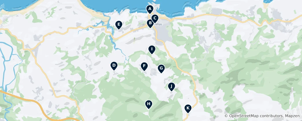 Mapa Historic Religious Sites