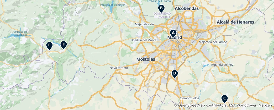 Mapa de Castles & Ruins