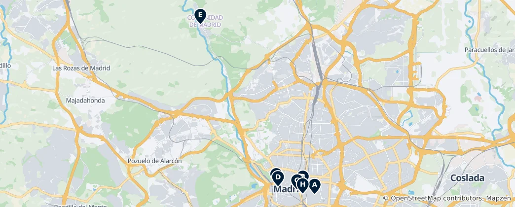 Mapa de Royal Palaces & Landmarks