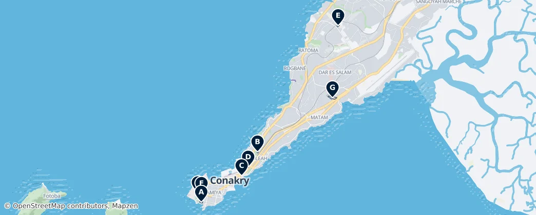 Conakry Essentials — Map