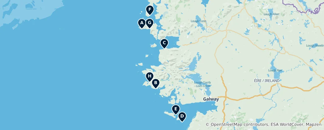 Map of Coastal Wonders & Beaches
