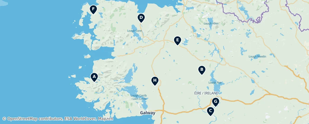 Map of Historic Churches & Cathedrals