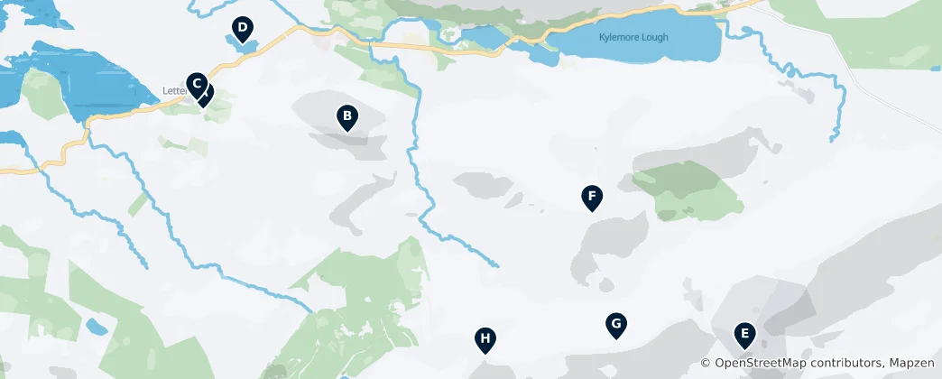 Mapa Connemara National Park Essentials