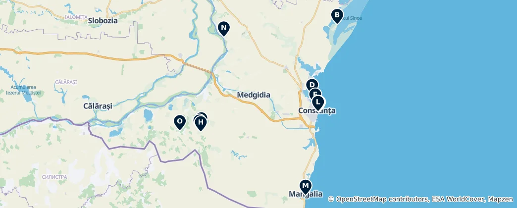Map of Constanța Essentials