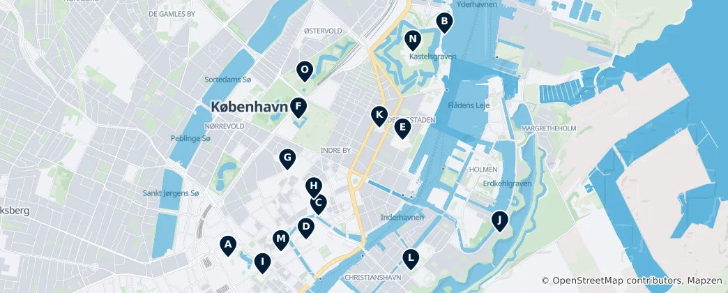 Mappa di Copenhagen Essentials