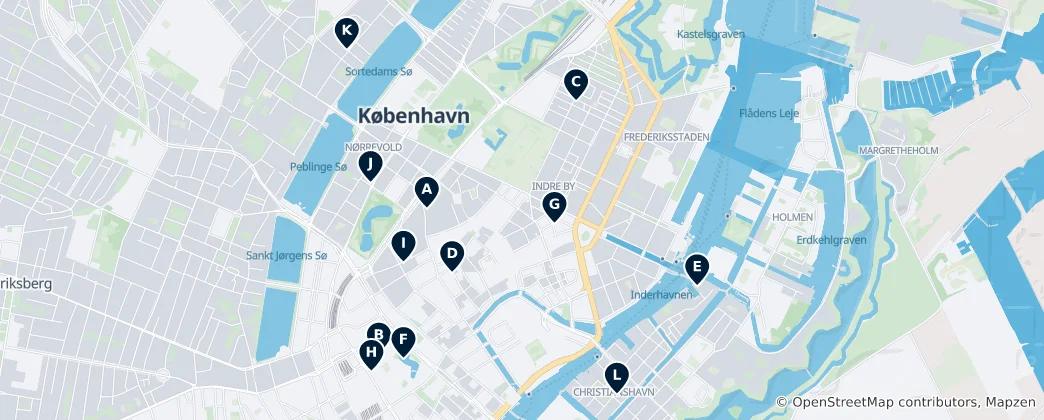 Map of Copenhagen Food & Drink