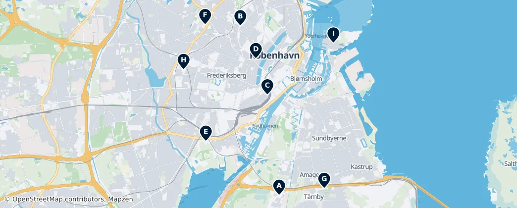 Map of Sports & Fitness