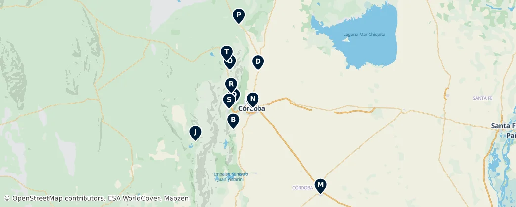 Mapa Córdoba's Cultural Treasures