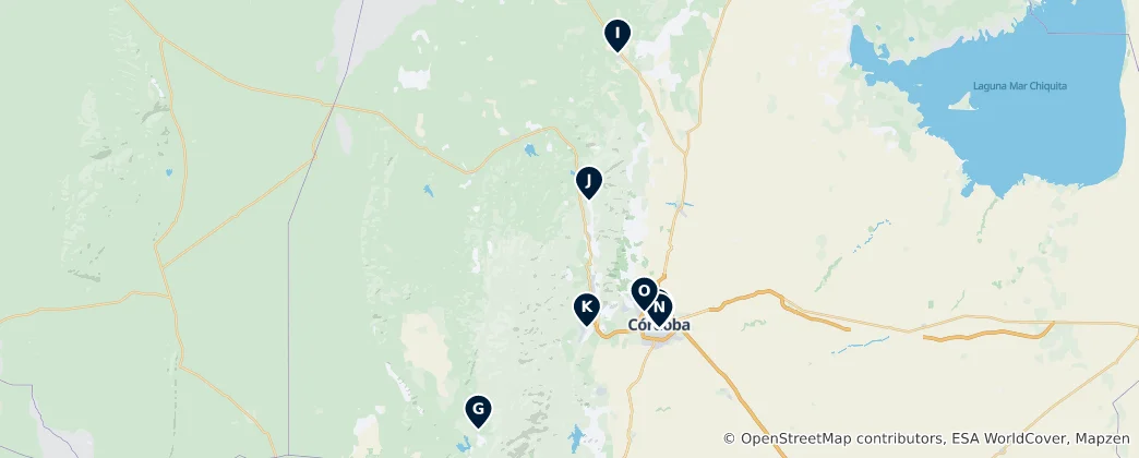 Map of Córdoba's Hidden Gems