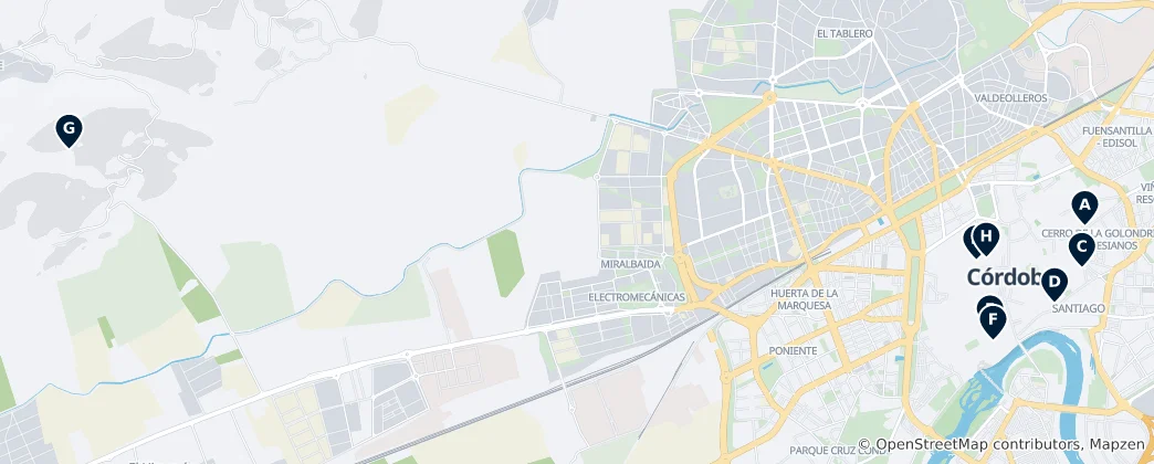 Mapa Historic Religious Sites