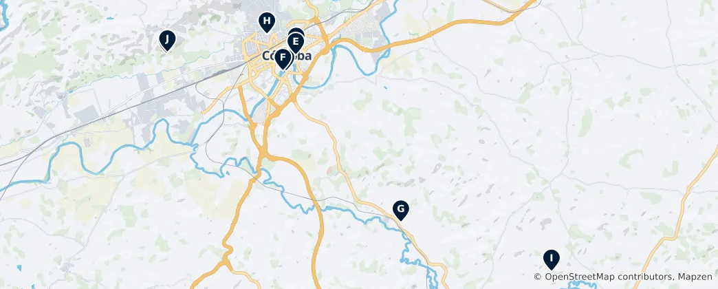 Mapa Monuments & Heritage