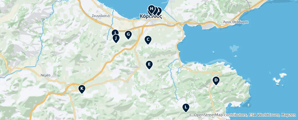 Karte von Religious Sites