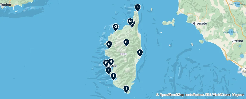 Mapa Historic Heritage Sites