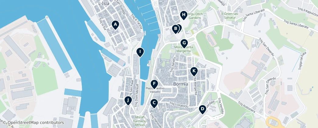 Cospicua Essentials — Mappa