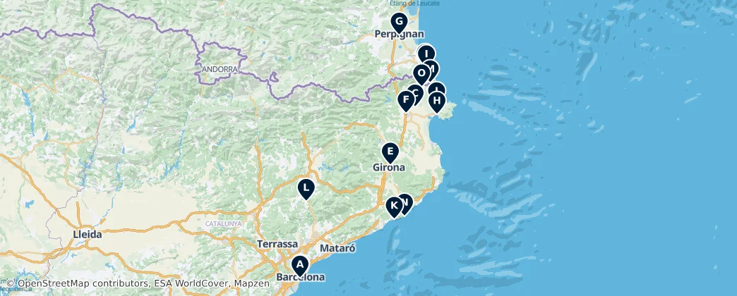 Castles and Forts — Map