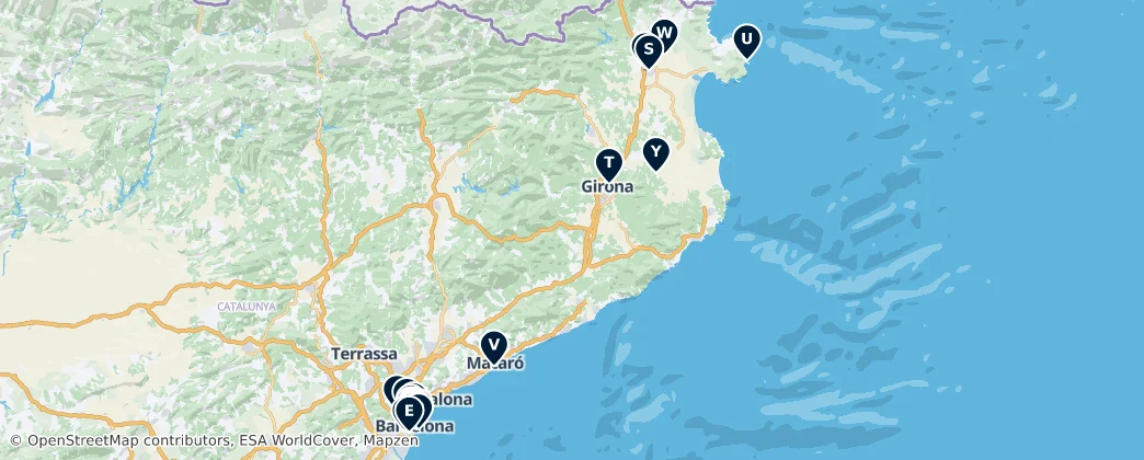 Costa Brava's Essential Masterpieces — Harita