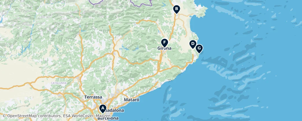 Editor's Choice: Catalonia — 地图