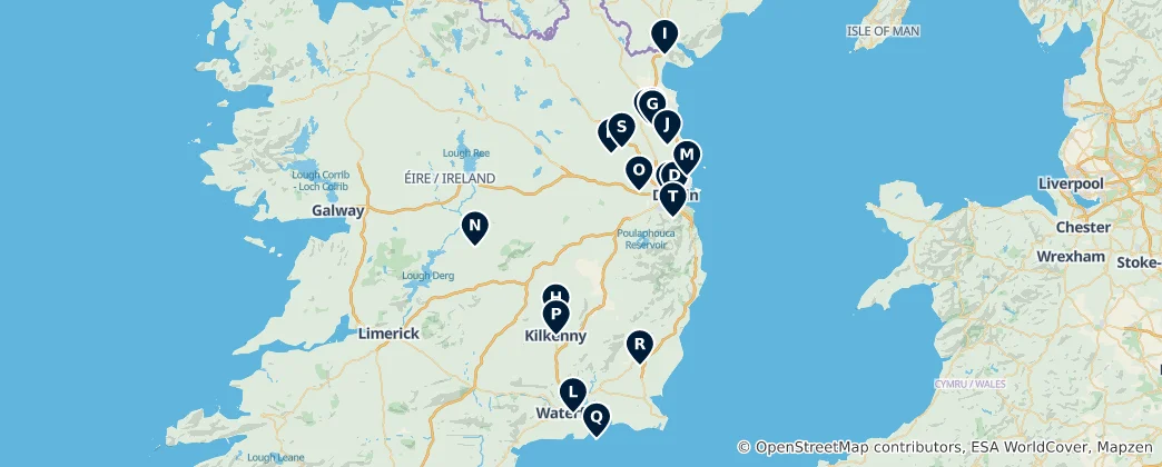 Mapa Archaeological & Heritage Sites