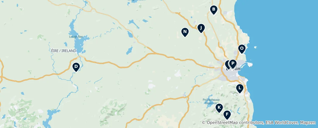 Map of Leinster Essentials