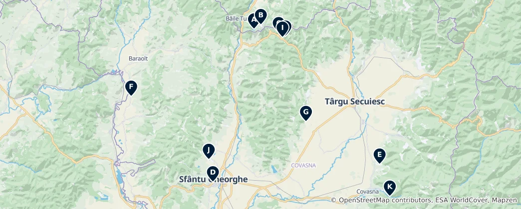 Mapa Covasna Essentials