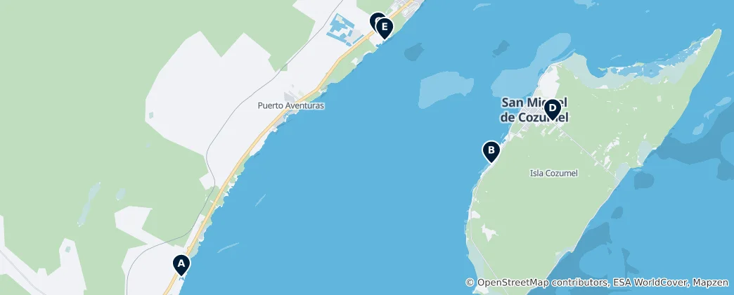 Mapa Theme & Water Parks