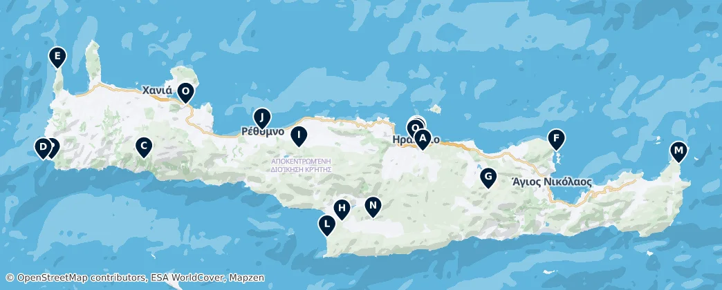 Crete Essentials — Carte