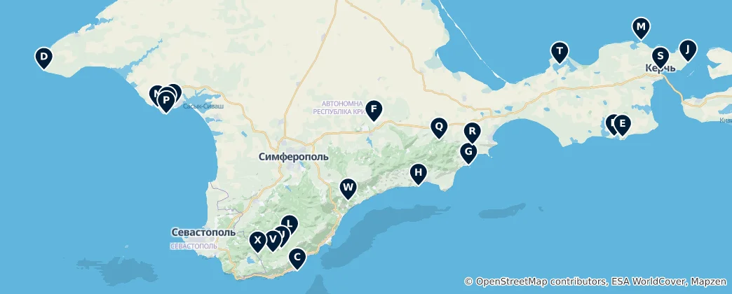 Crimea's Natural Wonders 지도