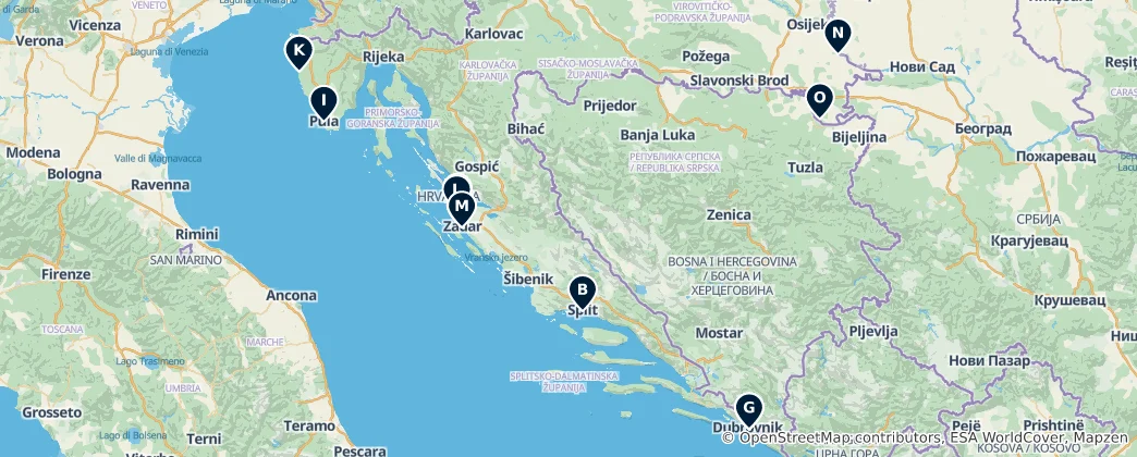 Map of Historic Religious Sites