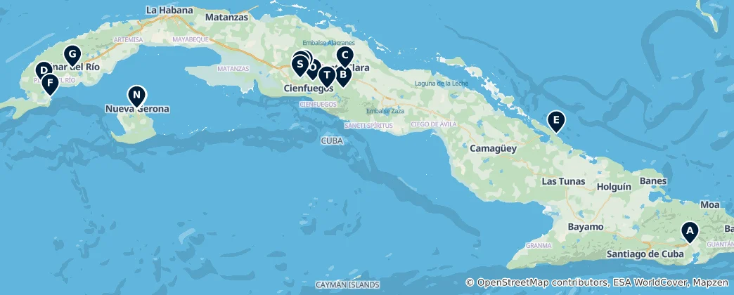 Mapa Local Markets & Shopping Hubs
