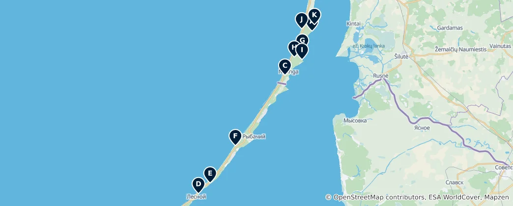 Mappa di Nature & Camping
