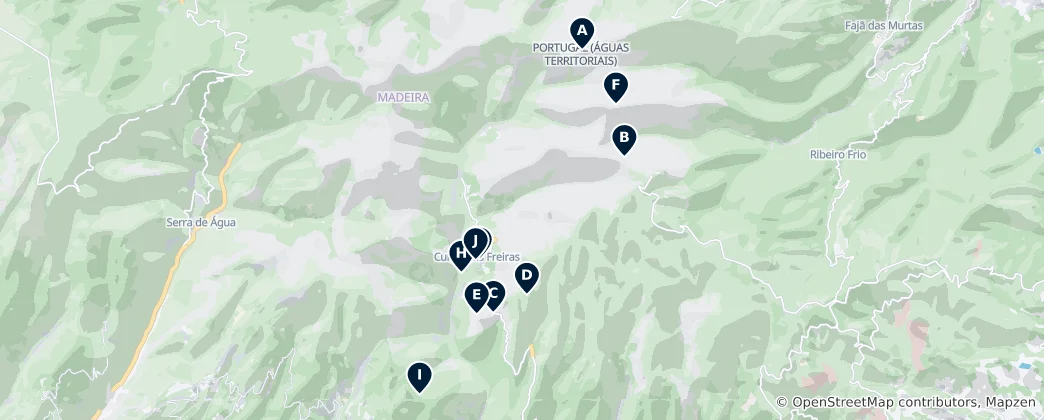 Mapa Curral Das Freiras Essentials