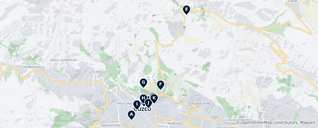 Mapa Cusco's Editor's Choice