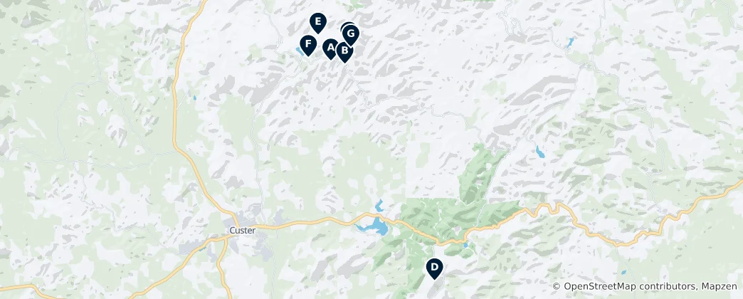 Mapa Scenic Viewpoints