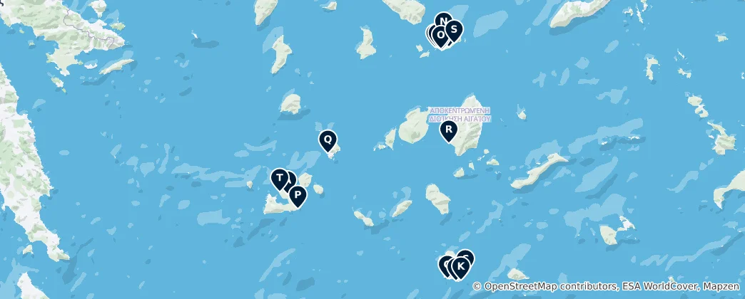 Mappa di Best Beaches