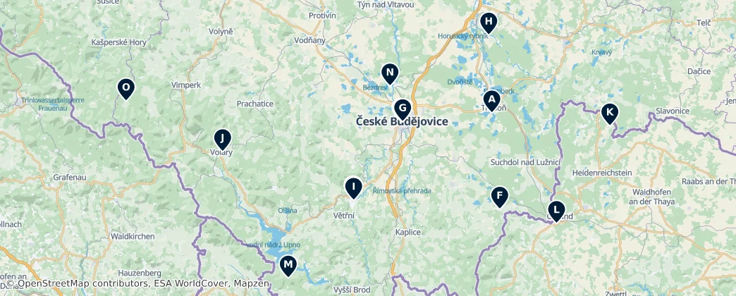 Historic Religious Sites — Map