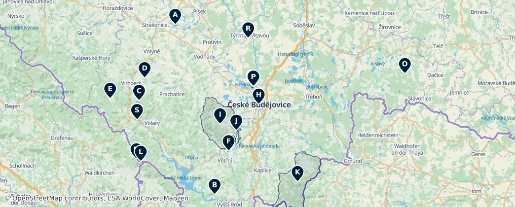Nature & Outdoor Highlights — Map