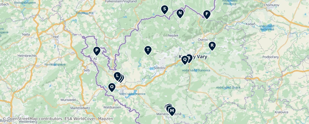 Mapa Viewpoints and Natural Wonders