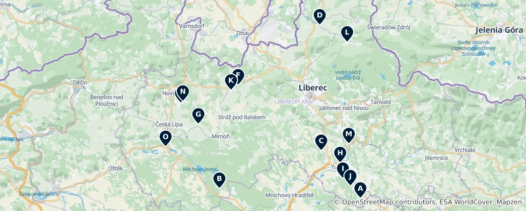 Mapa Castles and Palaces
