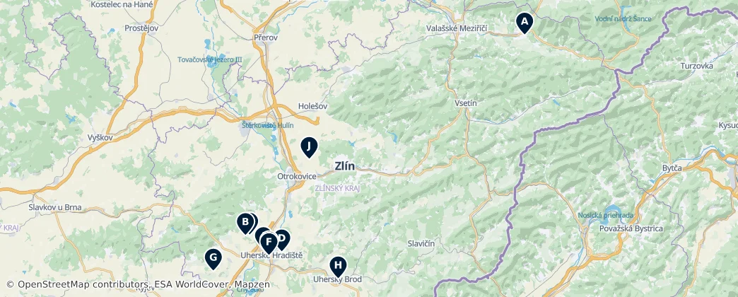 Historic Christian Sites — 지도