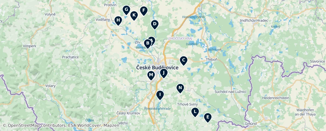 Castles & Historic Sites — Map
