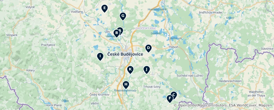 Mappa di Castles & Ruins Highlights