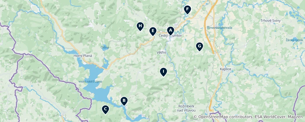 Mappa di Historic Churches & Monasteries