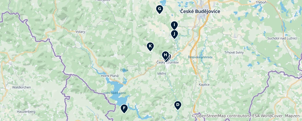 Mapa de Top Historic & Cultural Sites